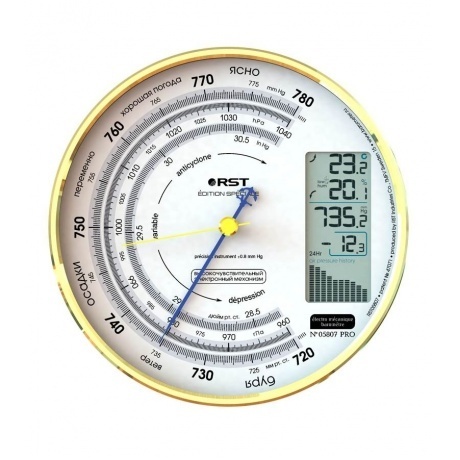 Барометр электронно - механический RST 05807 - фото 1