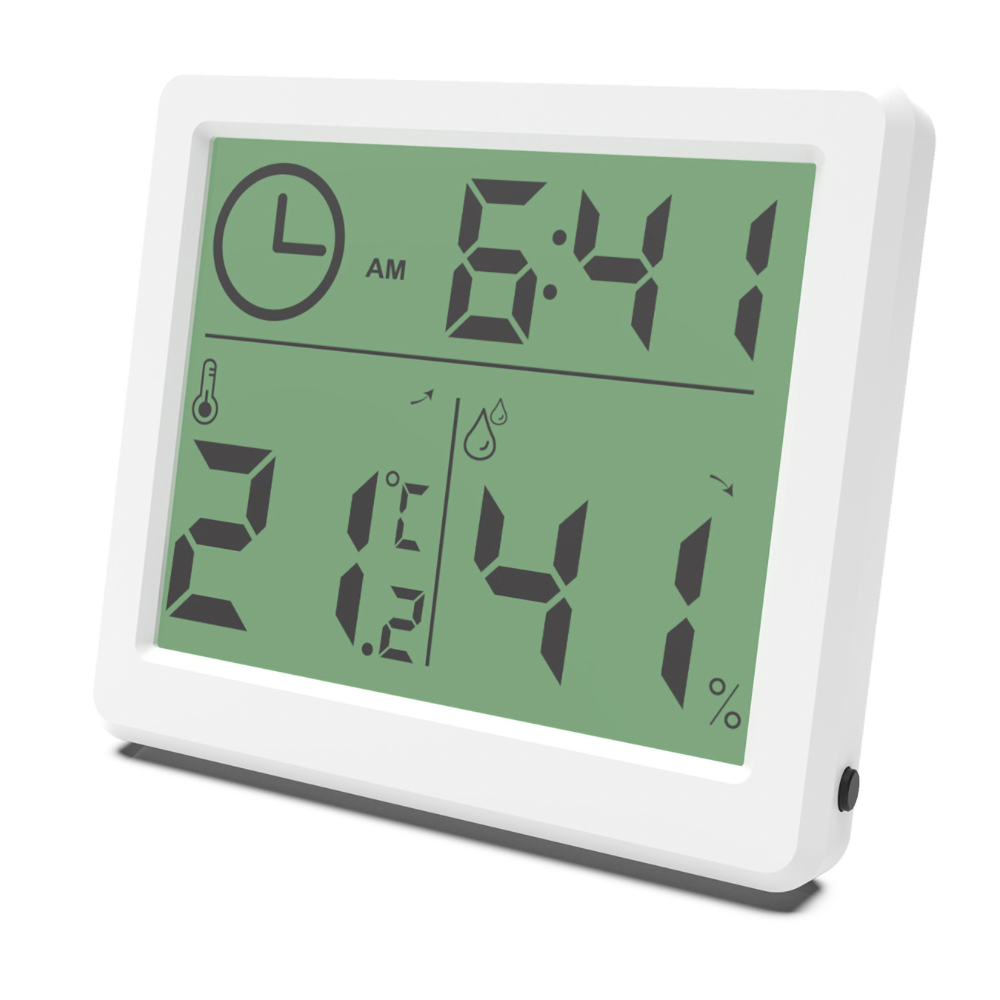 Метеостанция Ritmix CAT-041 White с термометром и гигрометром, часы