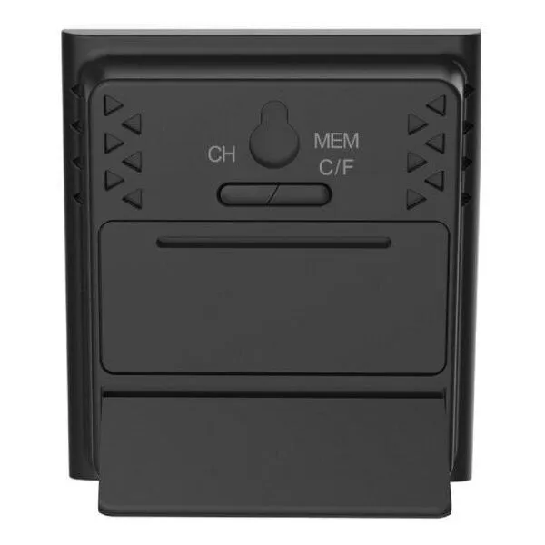 Термогигрометр BALDR B0135T2H2-BLACK цифровой с внешним датчиком, черный - фото 5
