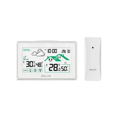 Метеостанция BALDR B0340ST2H2R-V8 беспроводная с индикатором открытиязакрытия окна белый 2450₽