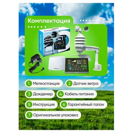 Метеостанция Levenhuk Discovery Report WA60 - фото 20