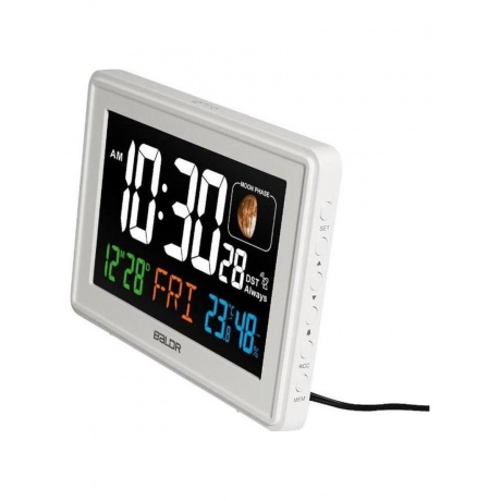 BALDR B0359STHR-WHITE часы с функцией термометра, белый - фото 3