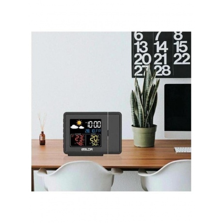 BALDR B0367STHR часы проекционные, черный - фото 6