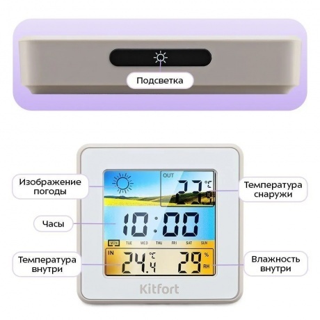 Метеостанция Kitfort КТ-3709 - фото 3