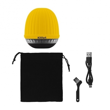 Машинка для удаления катышков Kitfort КТ-4092-3 черно-желтый - фото 4