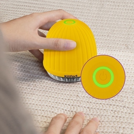 Машинка для удаления катышков Kitfort КТ-4092-3 черно-желтый - фото 7