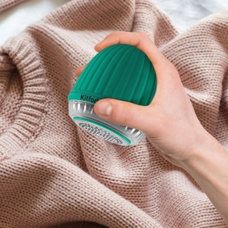 Машинка для удаления катышков Kitfort КТ-4092-2 черно-зеленый - фото 5