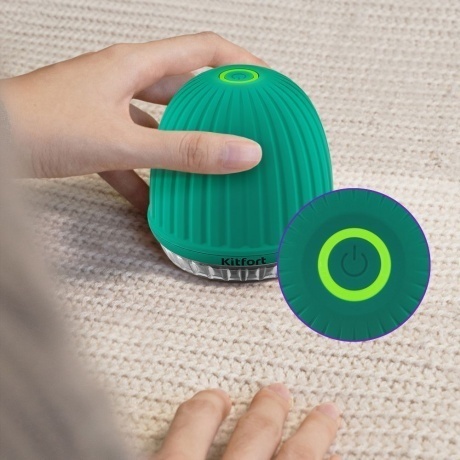 Машинка для удаления катышков Kitfort КТ-4092-2 черно-зеленый - фото 7