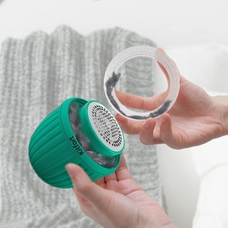 Машинка для удаления катышков Kitfort КТ-4092-2 черно-зеленый - фото 8