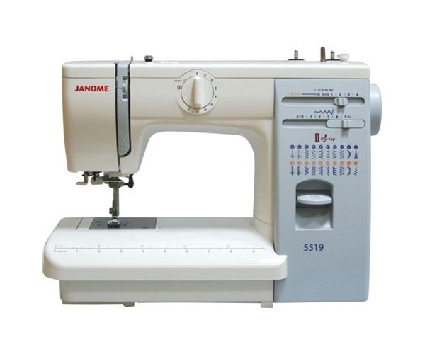 Швейная машина Janome 419S / 5519 (голубая панель) швейная машина janome 419s 5519 бело голубой