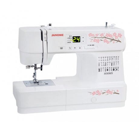 Швейная машина Janome 1030 MX белый/цветы - фото 1