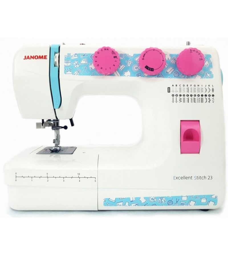 Швейная машина Janome Excellent Stitch 23 белый цена и фото