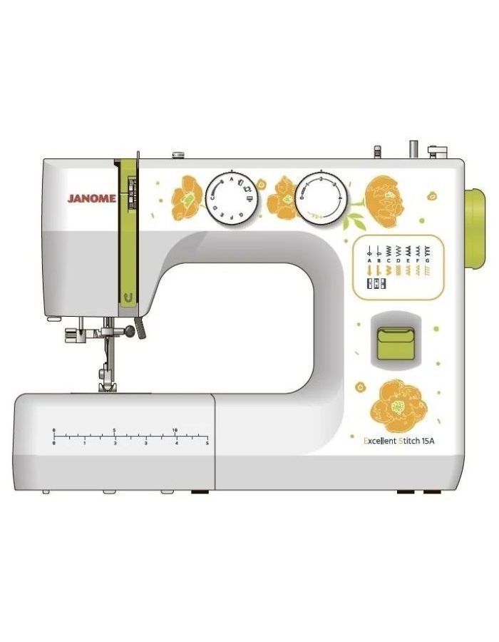 Швейная машина Janome Excellent Stitch 15A белый швейная машина janome hd 6130