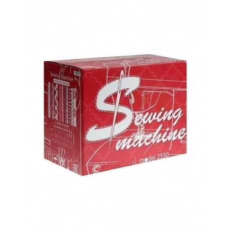 Швейная машина Comfort 2550 белый/красный - фото 10