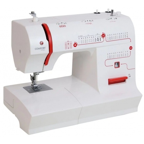 Швейная машина Comfort 2550 белый/красный - фото 1
