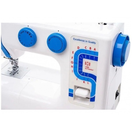 Швейная машина Comfort 11 белый/синий - фото 3