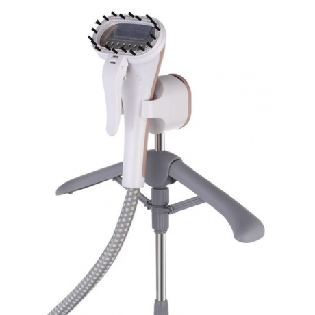 Отпариватель напольный Hyundai H-US02259 1800Вт белый/золотистый - фото 2