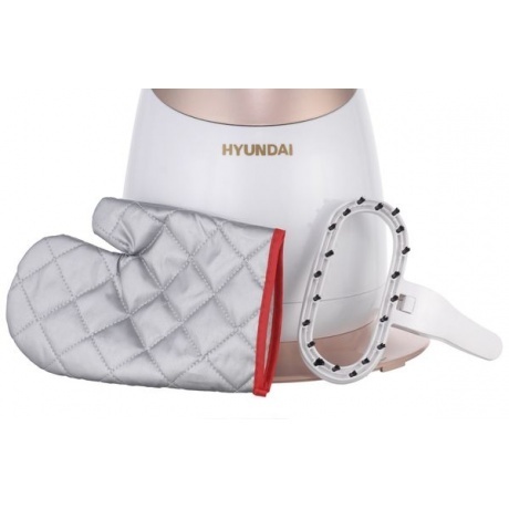 Отпариватель напольный Hyundai H-US02259 1800Вт белый/золотистый - фото 4
