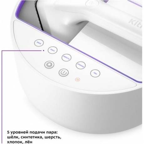 Отпариватель ручной Kitfort КТ-9110-1 бело-фиолетовый - фото 2