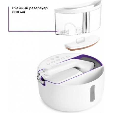 Отпариватель ручной Kitfort КТ-9110-1 бело-фиолетовый - фото 4