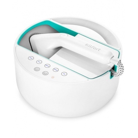 Отпариватель ручной Kitfort КТ-9110-3 бело-бирюзовый - фото 1