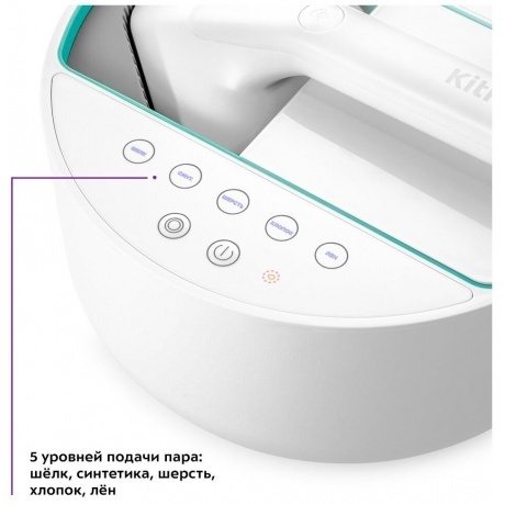 Отпариватель ручной Kitfort КТ-9110-3 бело-бирюзовый - фото 3