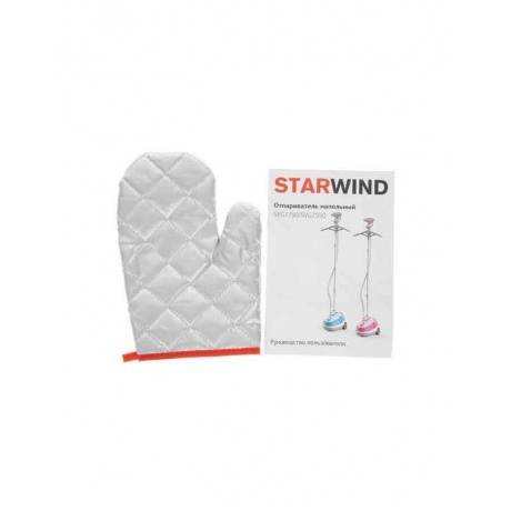 Отпариватель напольный Starwind SVG7750 1800Вт белый/малиновый - фото 7