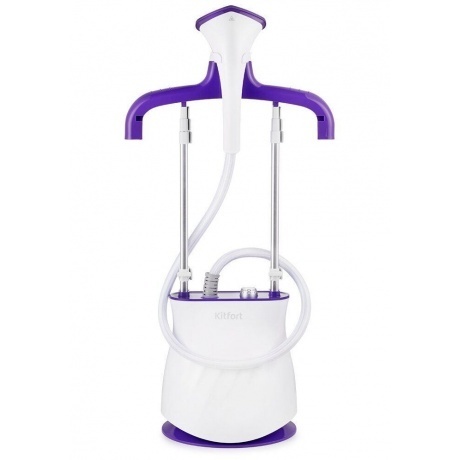 Отпариватель вертикальный Kitfort КТ-9113-1 2400Вт белый/фиолето...