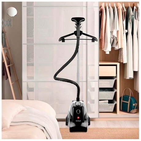 Отпариватель вертикальный Kitfort КТ-9125 2200Вт черный - фото 10