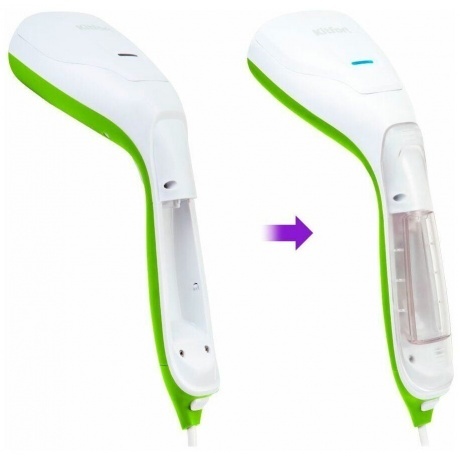 Отпариватель ручной Kitfort КТ-9117-2 бело-салатовый - фото 3