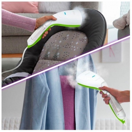 Отпариватель ручной Kitfort КТ-9117-2 бело-салатовый - фото 6