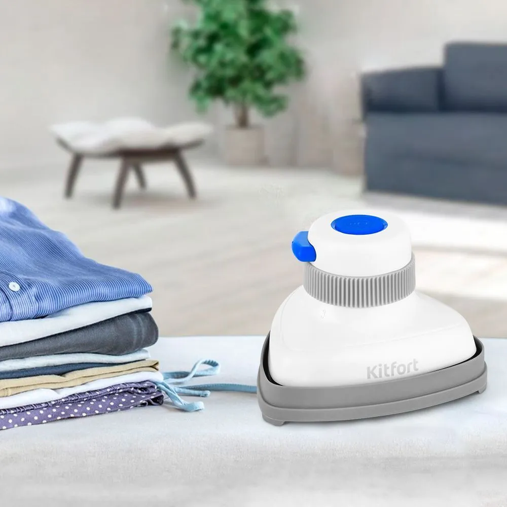 Ручной отпариватель Kitfort КТ-9131-3 бело-синий - фото 5