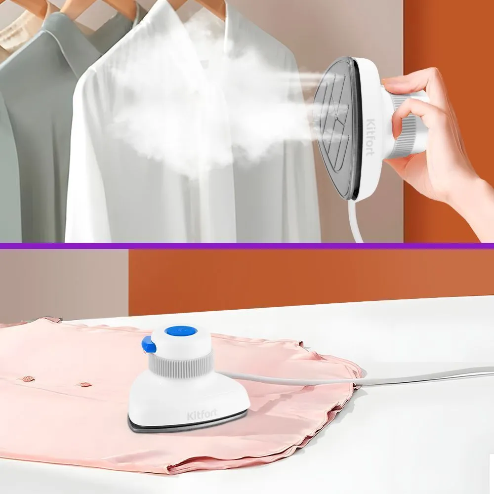 Ручной отпариватель Kitfort КТ-9131-3 бело-синий - фото 6