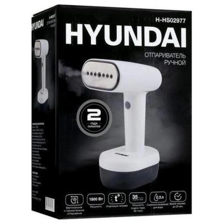 Отпариватель ручной Hyundai H-HS02977 1800Вт белый - фото 19