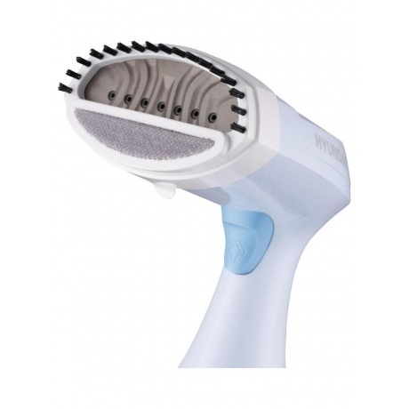 Отпариватель ручной Hyundai H-HS03008 1500Вт белый/голубой - фото 5