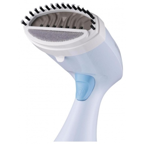 Отпариватель ручной Hyundai H-HS03008 1500Вт белый/голубой - фото 8