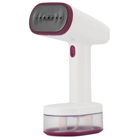 Отпариватель ручной Hyundai H-HS02890 1650Вт белый/вишневый - фото 3