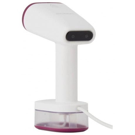 Отпариватель ручной Hyundai H-HS02890 1650Вт белый/вишневый - фото 4