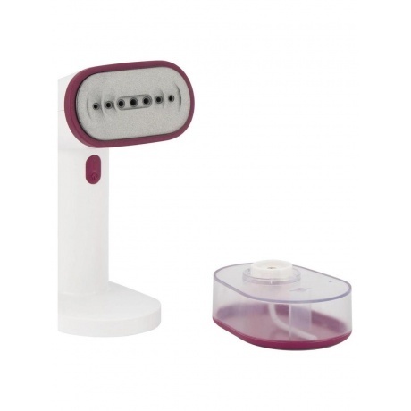 Отпариватель ручной Hyundai H-HS02890 1650Вт белый/вишневый - фото 5