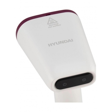 Отпариватель ручной Hyundai H-HS02890 1650Вт белый/вишневый - фото 7