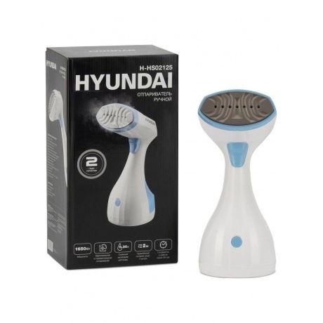 Отпариватель ручной Hyundai H-HS02125 1650Вт белый/голубой - фото 13