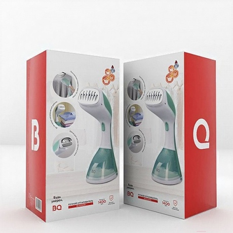 Отпариватель ручной BQ SG1003H Белый-Мятный - фото 5