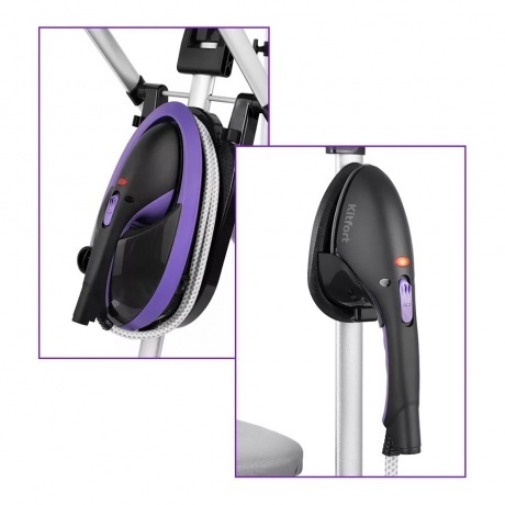 Гладильная система Kitfort КТ-992-1 черно-фиолетовый - фото 3