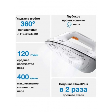 Парогенератор Braun IS 3132 WH - фото 7