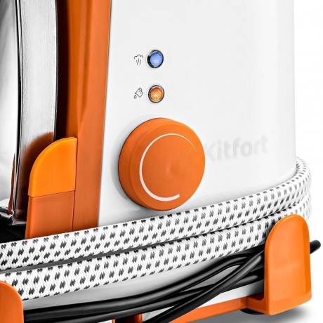 Парогенератор Kitfort КТ-9126 2100Вт белый/оранжевый - фото 5