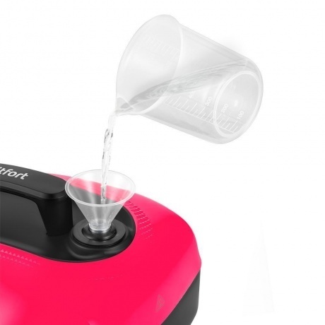 Пароочиститель Kitfort КТ-9137-1 черно-малиновый - фото 4