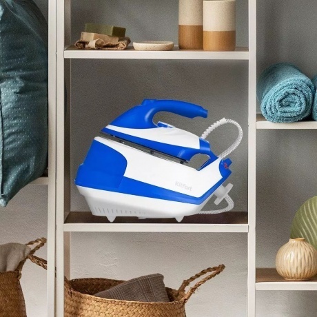 Паровая станция Kitfort КТ-9135-3 бело-синий - фото 9