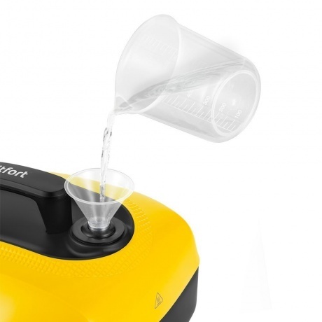 Пароочиститель Kitfort КТ-9137-3 черно-желтый - фото 4