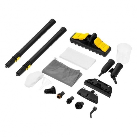 Пароочиститель Kitfort КТ-9137-3 черно-желтый - фото 7