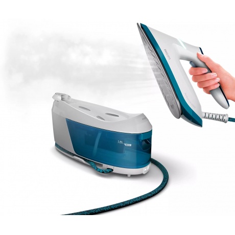 Парогенератор Philips PSG6022/20 2400Вт белый/голубой - фото 7
